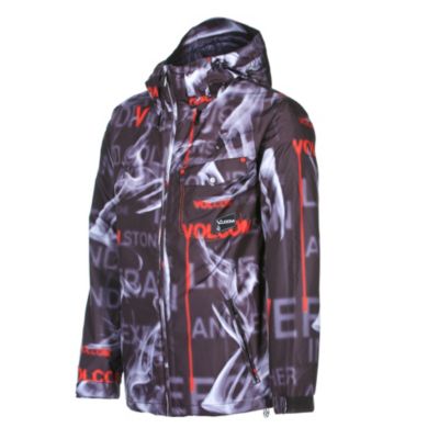 Men's Construct Jacket - Black Patterned