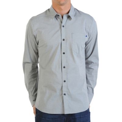 Men's Surge L/S Woven Shirt - Silver