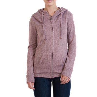 Women's Knit Me A Zip Fleece - Pink Pattern