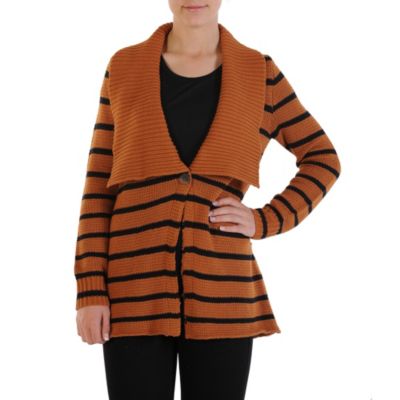 Women's Lefty Loosey Sweater Wrap - Brown