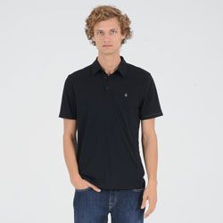Men's Blackout Polo Shirt - Black