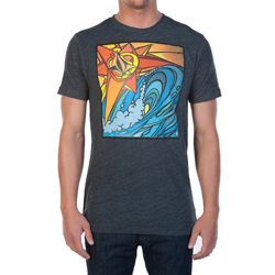 Men's St Bart's Mural S/S Tee - Black