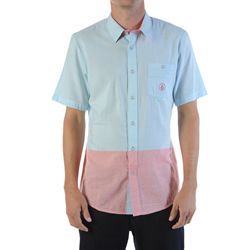 Men's Bank Lock S/S Woven Shirt - Light Blue /  Powder Blue