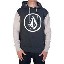 Men's Chesticle Pullover Fleece Top - Black