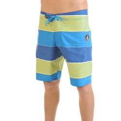 Men's Maguro Stripe Boardshort - Blue Patterned