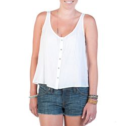 Women's Young Folks Tank - White