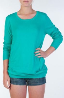 Women's Girl Trouble Sweater - Turquoise / Aqua
