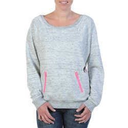 Women's Call Me Heather Crew Fleece - Black
