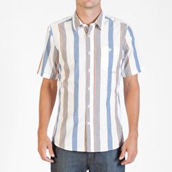 Men's Memento S/S Woven - White Patterned