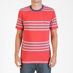 Men's Circle Square Crew S/S Tee - Red