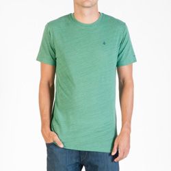 Men's Solid Tri Blend Slub S/S Tee - Green
