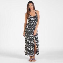 Women's Skate Shaman Dress - Black Patterned