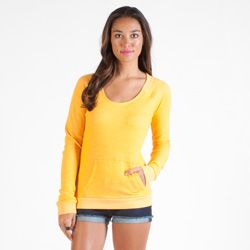 Women's Moclov Crew Fleece Shirt - Yellow