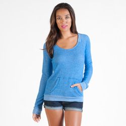 Women's Moclov Crew Fleece - Royal Blue / Sapphire