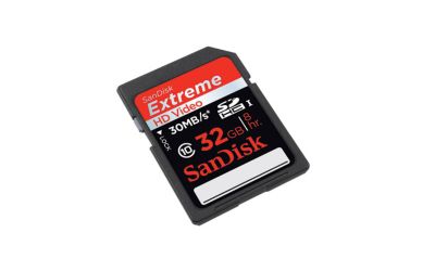 Extreme HD Video 32GB SD card (Class 10)