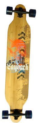 Skull Bamboo Drop Through Longboard