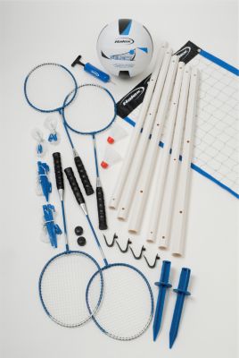 Select Volleyball / Badminton Combination Set With Carry Bag