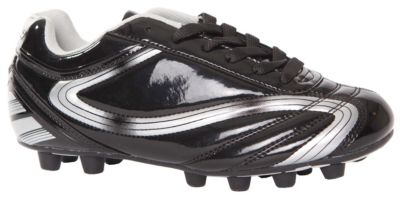 Youth Treviso Soccer Shoe - Black/Silver