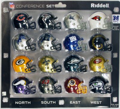 NFL Helmet NFC Set