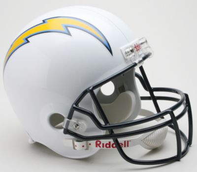 Chargers Deluxe Replica Helmet - White