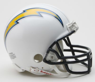 Chargers Mini Helmet - White