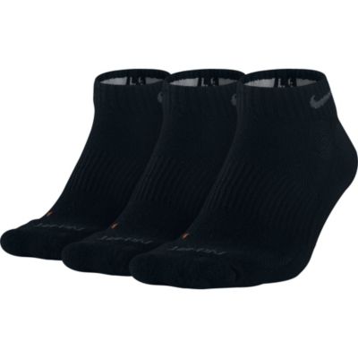 Dri-Fit Low Cut Sock - M - 3Pk - Black