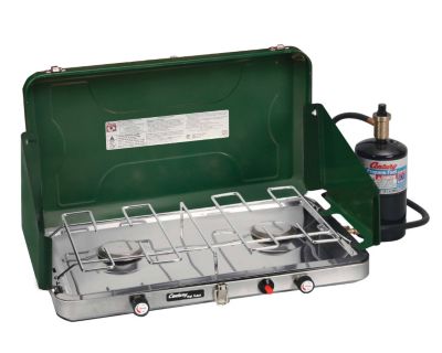 24,000 BTU Matchless 2-Burner Stove with Tray & Bag