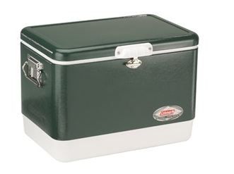 54 QT Steel Belted Cooler Green