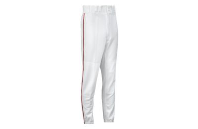 Youth Select Piped Basebal Pant - White