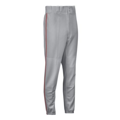 Youth Select Piped Pants - Gray / Red