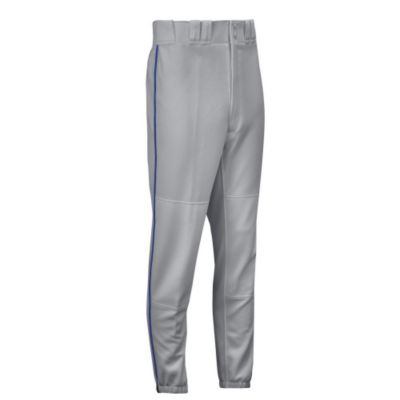 Youth Select Piped Pants - Gray / Royal