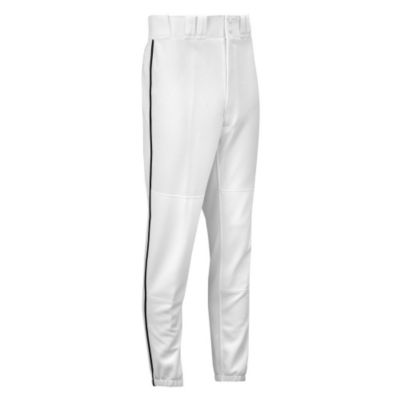 Youth Select Piped Pants - White and Black