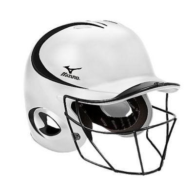 Fastpitch MVP G2 Batting Helmet w/ Mask - White