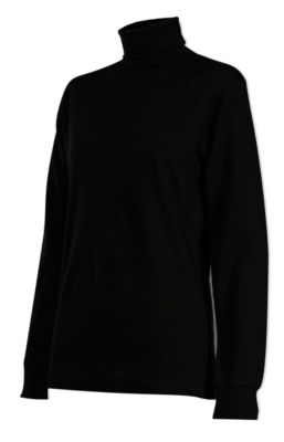 Junior's Cotton Rollneck - Black