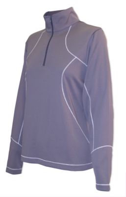Women's Nikki Drytek Performance Zip - Charcoal