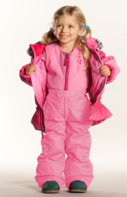 Girls' Fuzzy Overall - Pink