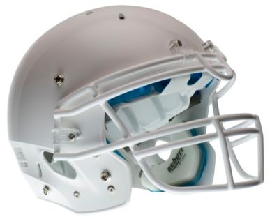Recruit Hybrid Youth Football Helmet - White