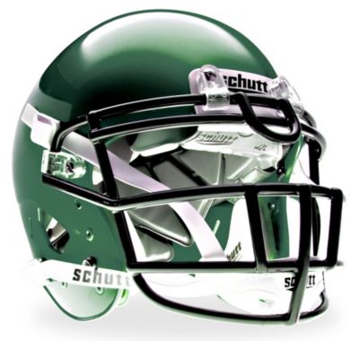 Youth XP Hybrid + Football Helmet - Dark Green / Moss