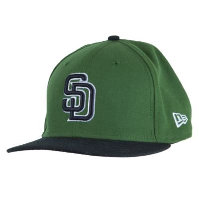 Men's Padres 2 Tone Basic Cap  - Dark Green / Moss