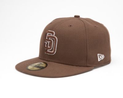 Men's Padres League Basic Outline Cap  - Brown
