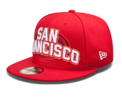Men's 49ers 2012 NFL Draft 59Fifty Player Cap - Red