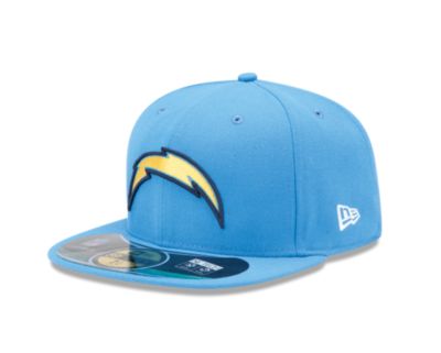 Men's Chargers 59Fifty On Field Collection Cap - Light Blue /  Powder Blue