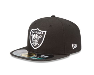 Men's Raiders 59Fifty On Field Collection Cap - Black