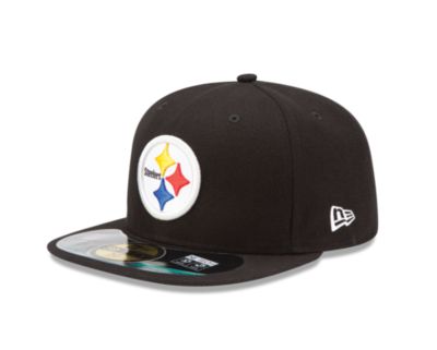 Men's Steelers 59Fifty On Field Collection Cap - Black