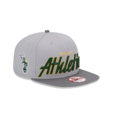 Men's A's Team Script Cap - Gray