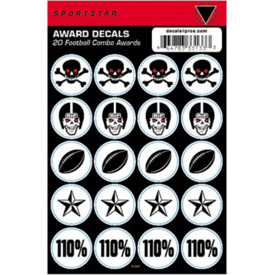 Football Combo Award Decals