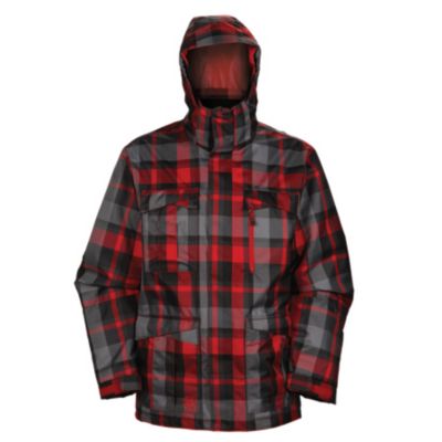 Men's Liberty Jacket - Red Patterned