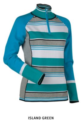 Women's Ava Sweater - Blue Patterned
