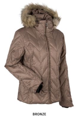 Women's Angelica Down w/ Faux Fur Jacket - Bronze /  Amber