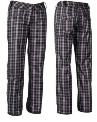 Women's Sally Jet Black Print Pant - Black Patterned